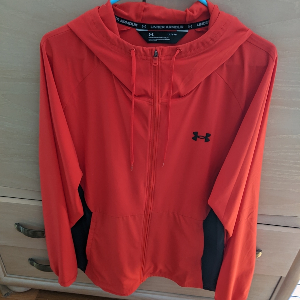 Under Armour Red and Black Performance Jacket